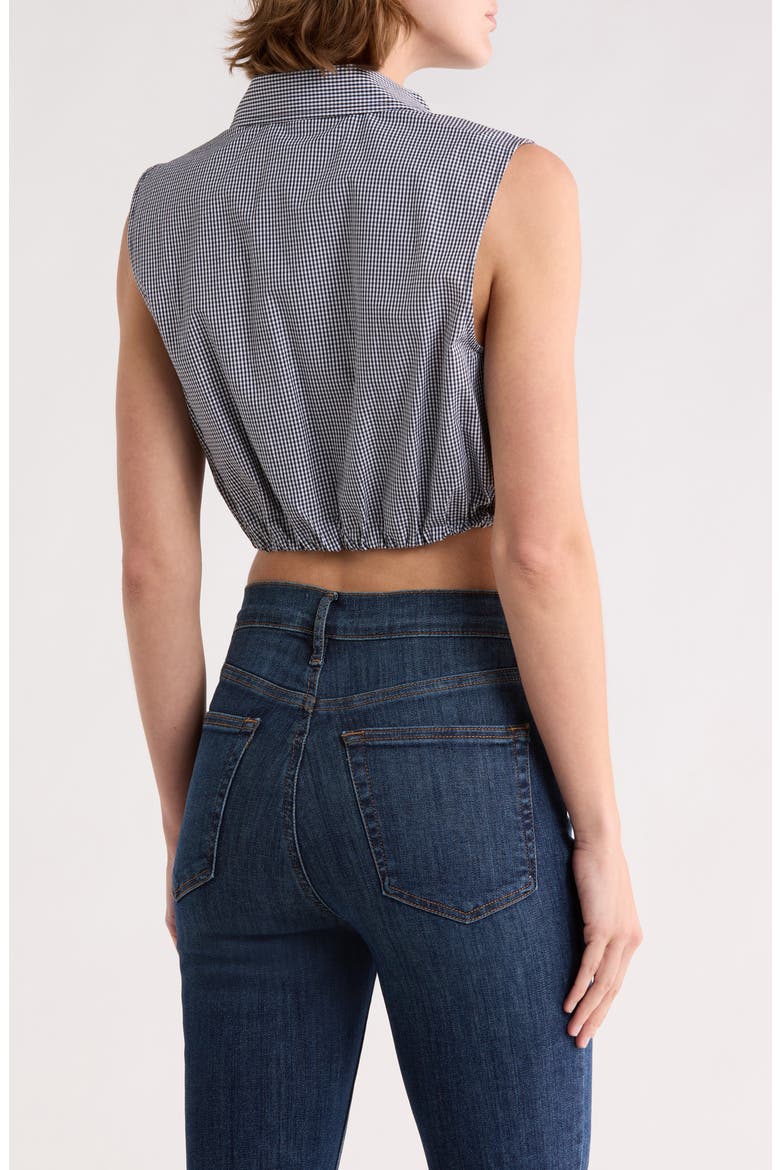 The Check Top, Alternate, color, NAVY MULTI