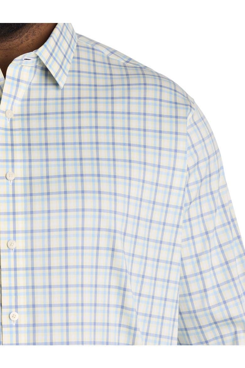 Big & Tall Pendelton Performance Sport Shirt, Alternate, color, YELLOW