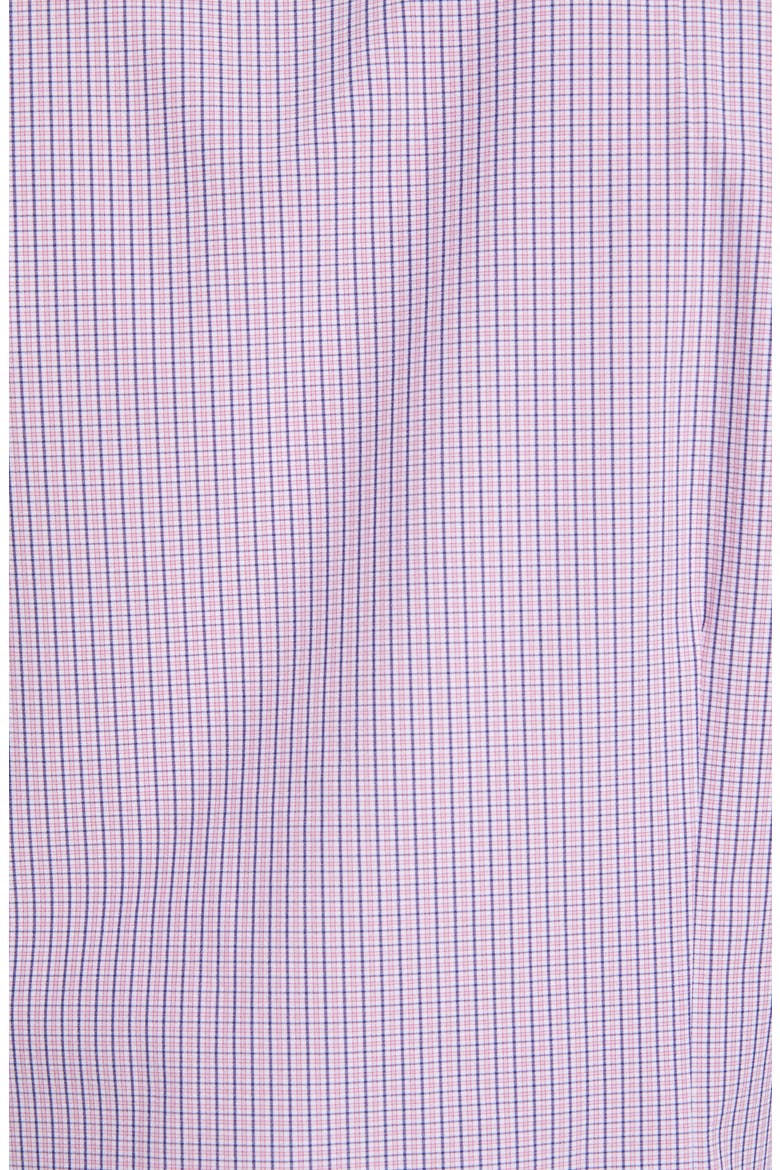 Mizzen + Main Leeward Trim Fit Button-Down Performance Shirt, Alternate, color, RED NAVY MICRO CHECK