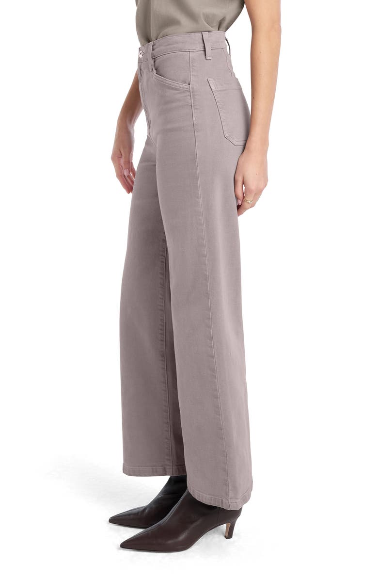 Favorite Daughter The Mischa Super High Waist Wide Leg Jeans, Alternate, color, Soft Taupe