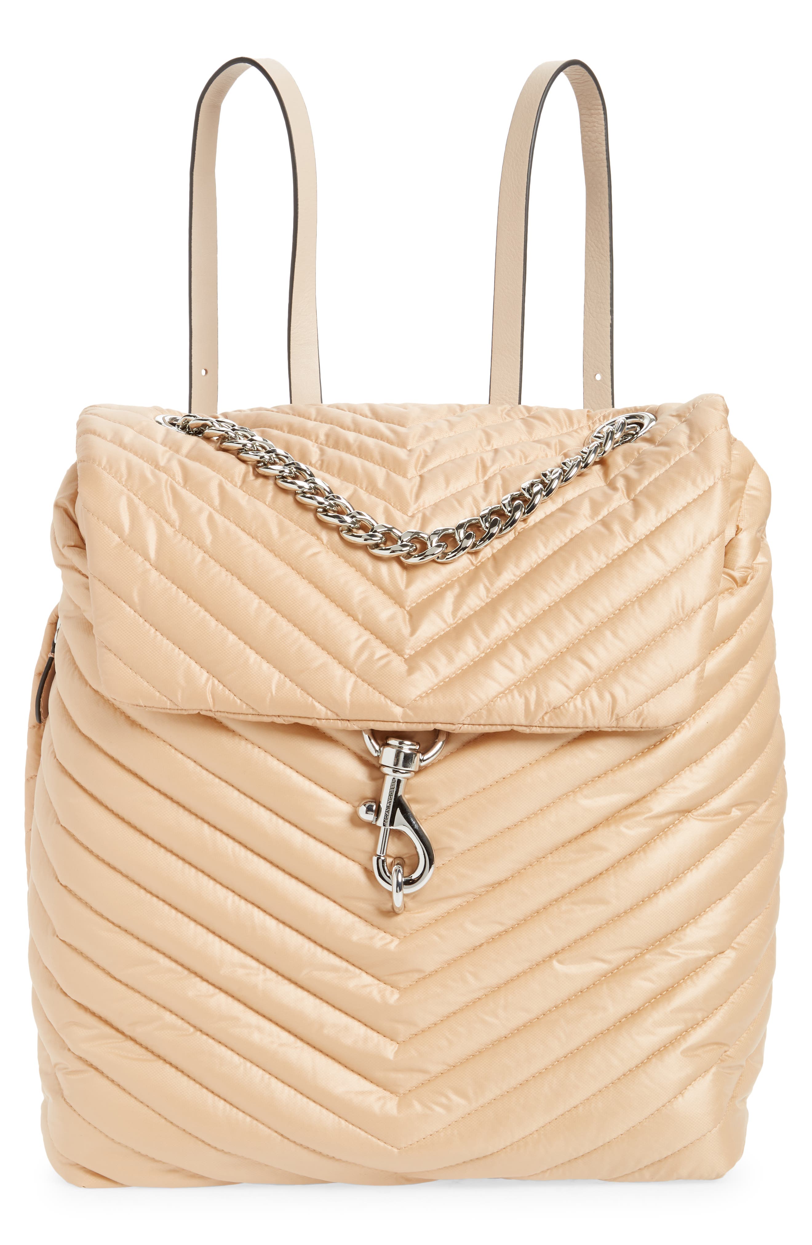 Rebecca Minkoff Edie Quilted Backpack, Main, color, 