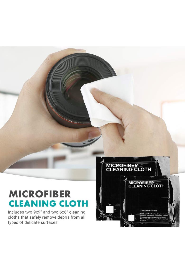 Deluxe Essentials Camera Sensor Cleaning Kit for DSLR Cameras, Alternate, color, Black