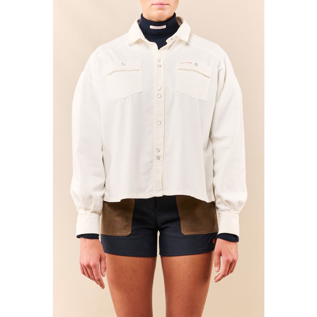 Amundsen Sports Wild Velvet Shirt In White