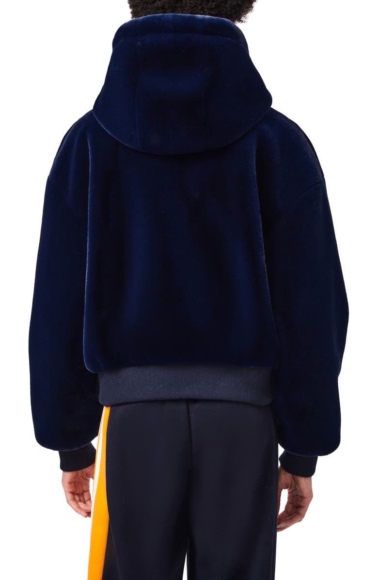 BERNIE Hooded Faux Fur Jacket, Alternate, color, 