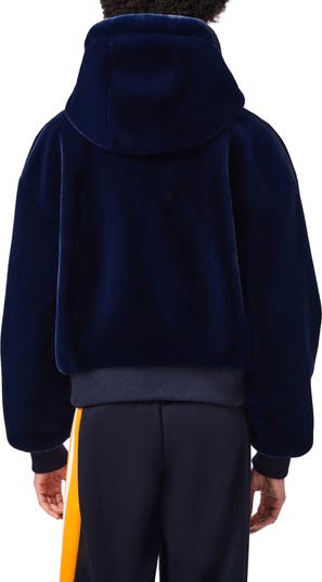 Hooded Faux Fur Jacket