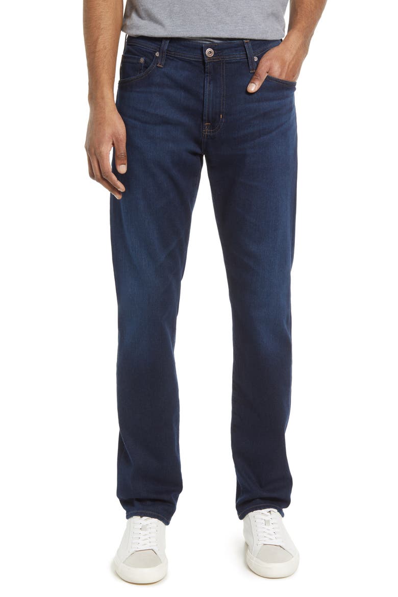 Everett Cloud Soft Denim™ Slim Straight Leg Jeans, Main, color, EVERGLADES