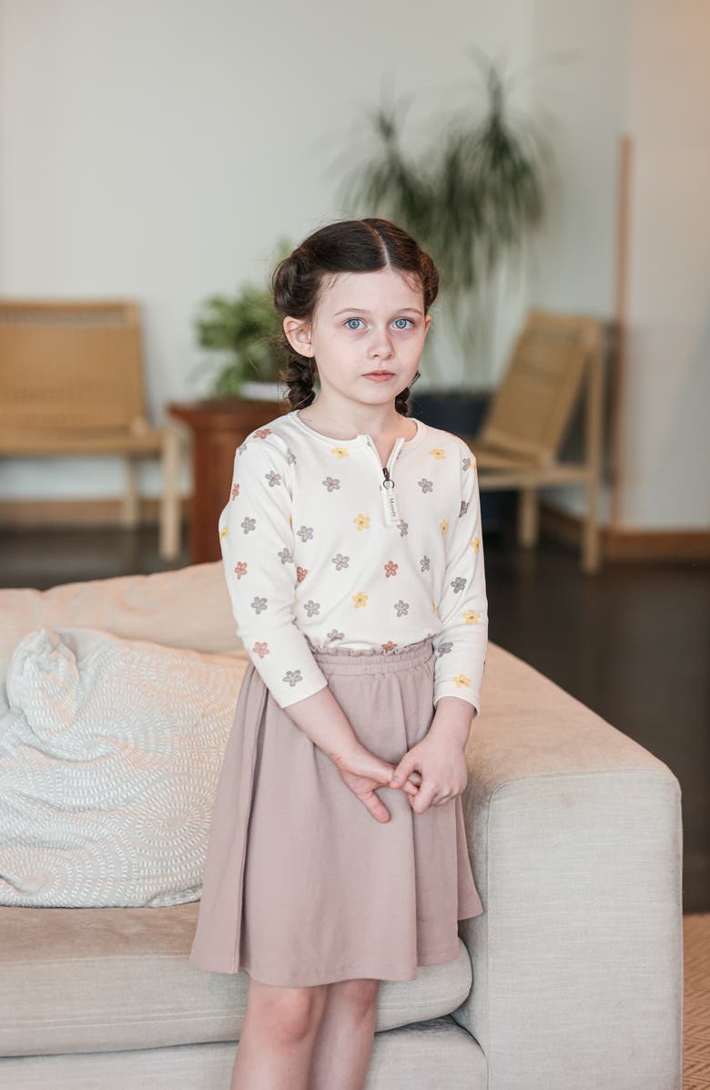 Manière Kids' Rib Skirt, Alternate, color, Mauve