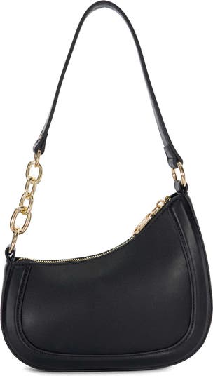 Direction Faux Leather Shoulder Bag