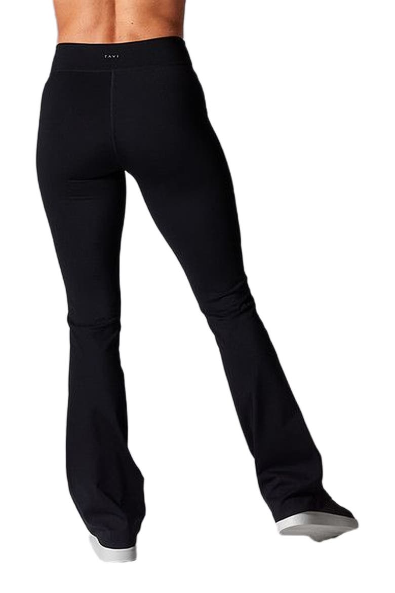 High Waisted Bootcut, Alternate, color, EBONY