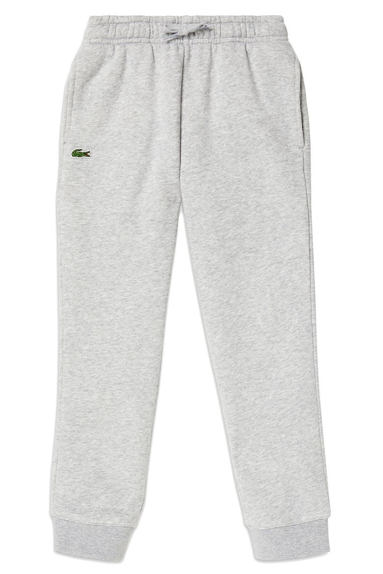 Solid Fleece Jogger Sweatpants, Main, color, SILVER CHINE