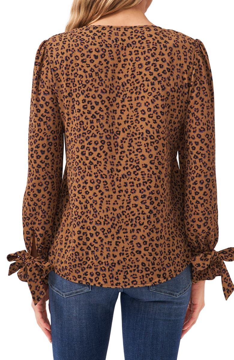 CeCe Long Sleeve V-Neck Top, Alternate, color,