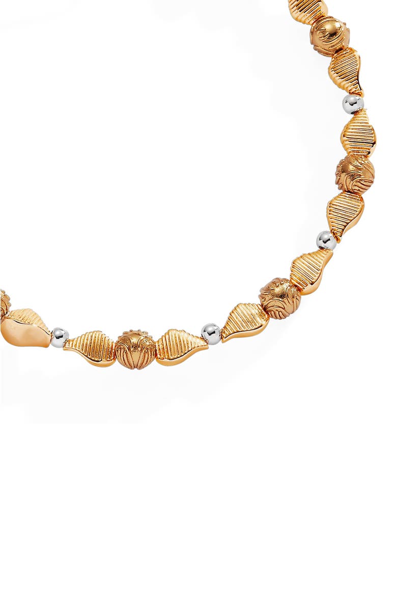 Alex and Ani Harry Potter<sup>™</sup> Golden Snitch Beaded Bangle Bracelet, Alternate, color, Two Tone