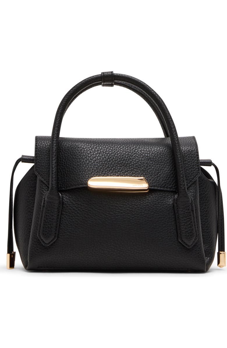 Anne Klein Small Satchel Bag, Main, color, Black
