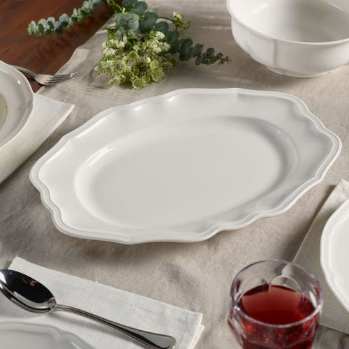 Villeroy & Boch Manoir Oval Platter In White
