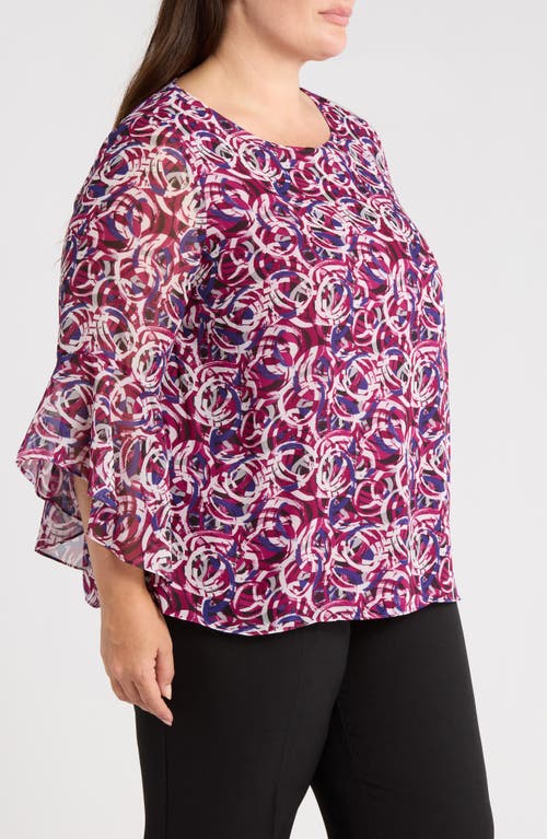 Kasper Ruffle Sleeve Top