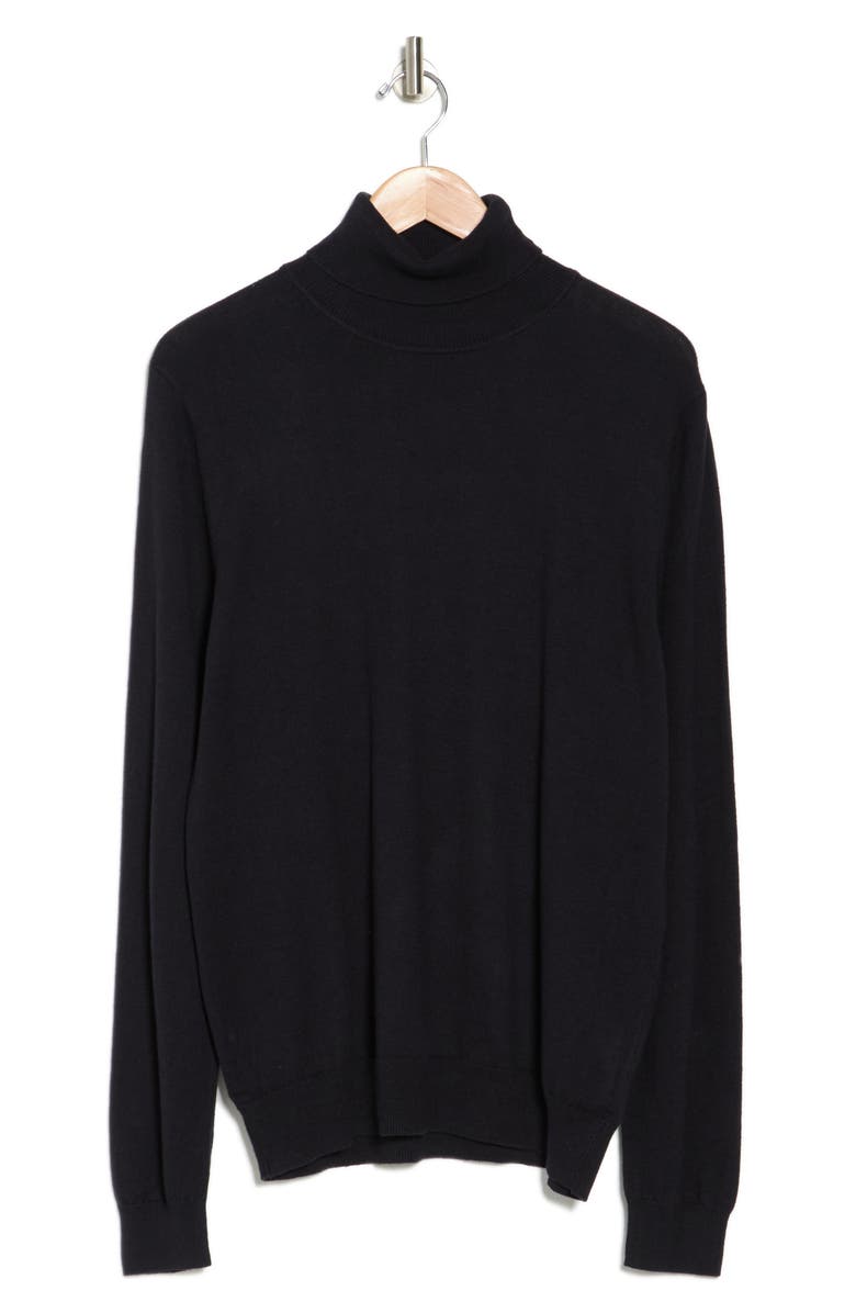 14th & Union Cotton Cashmere Blend Turtleneck, Alternate, color,