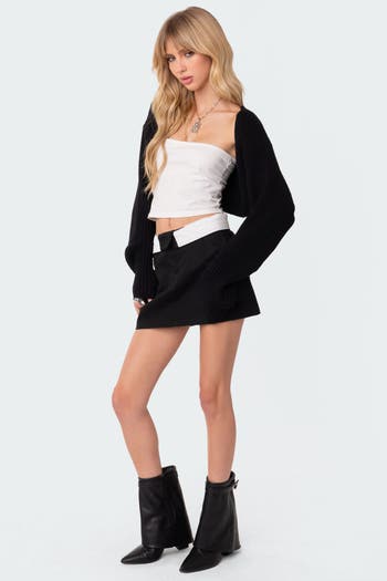 Anya Crop Shrug Sweater