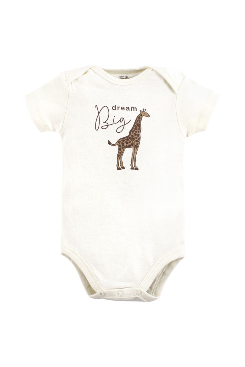 Organic Cotton Infant One-Pieces, Alternate, color, Classic Safari