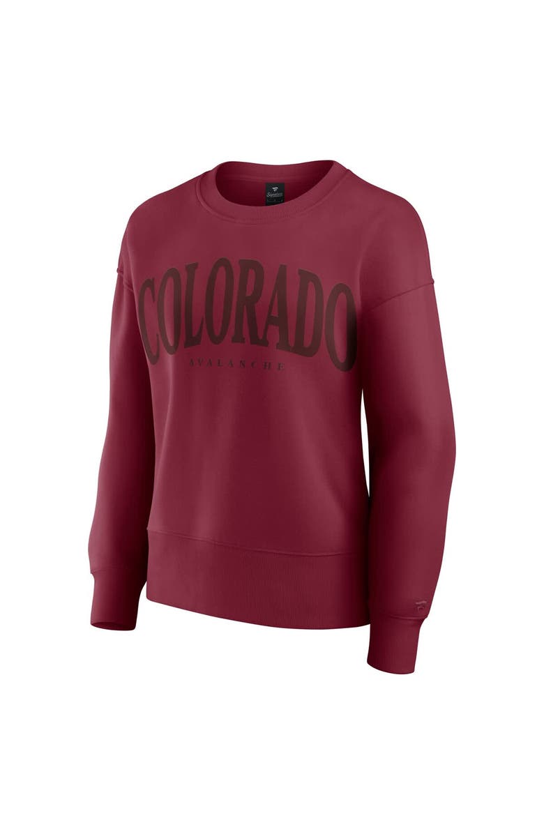 FANATICS Women's Fanatics  Burgundy Colorado Avalanche Elements Flow Pullover Sweatshirt, Alternate, color, 