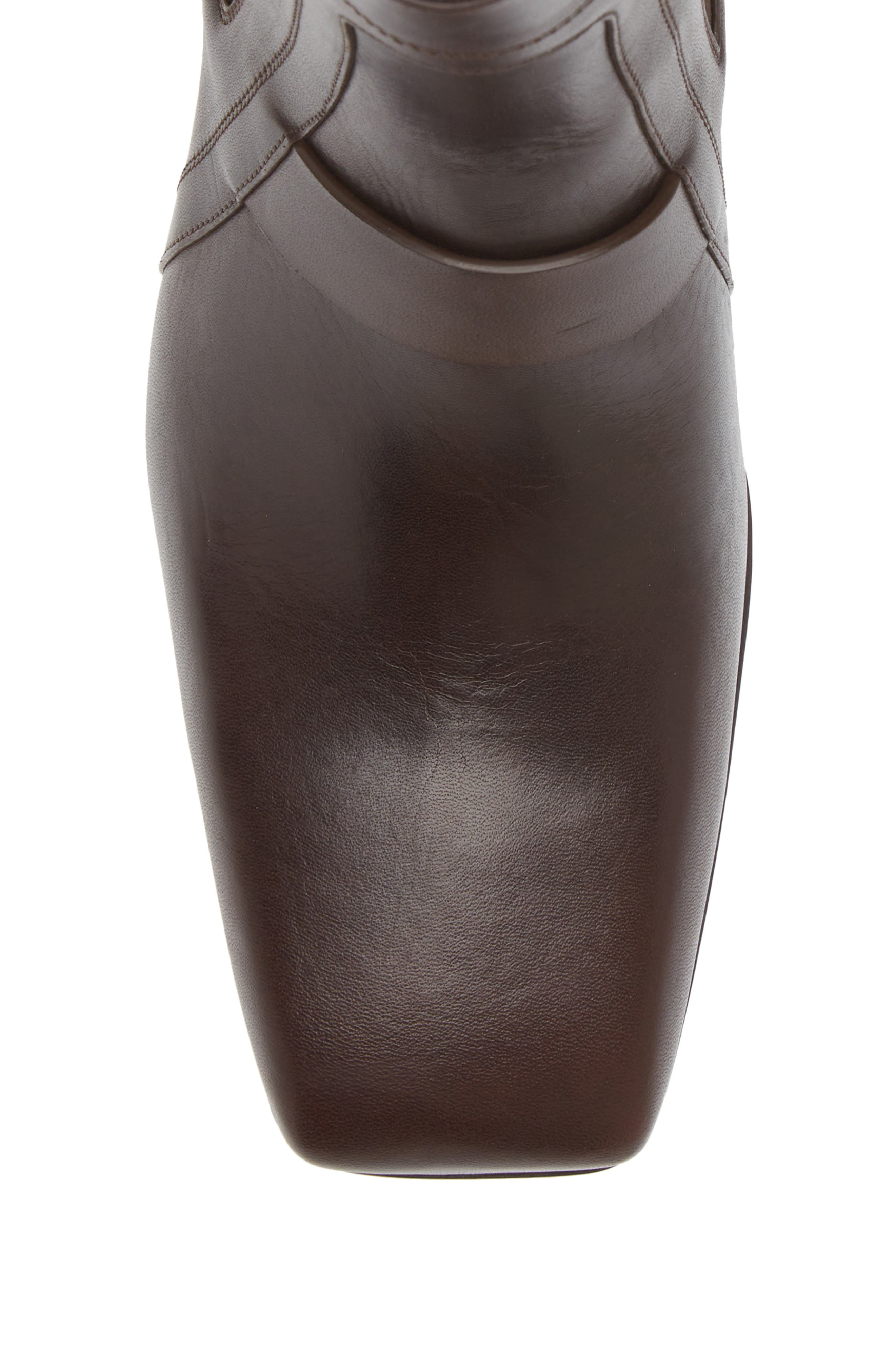 Rick Owens Square Toe Chelsea Boot, Alternate, color, 