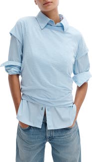 rag & bone The Slub Stripe T-Shirt