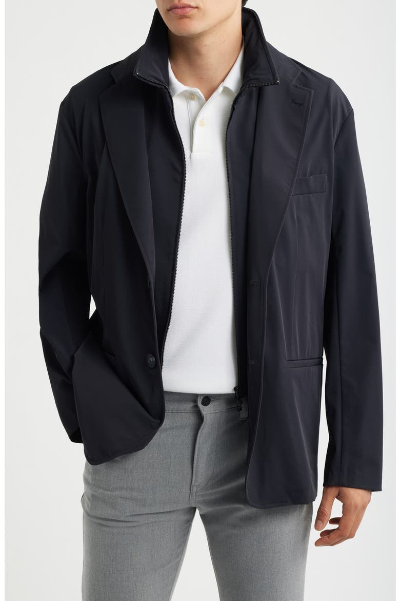 3-in-1 Blazer, Main, color, SOLID BLUE NAVY