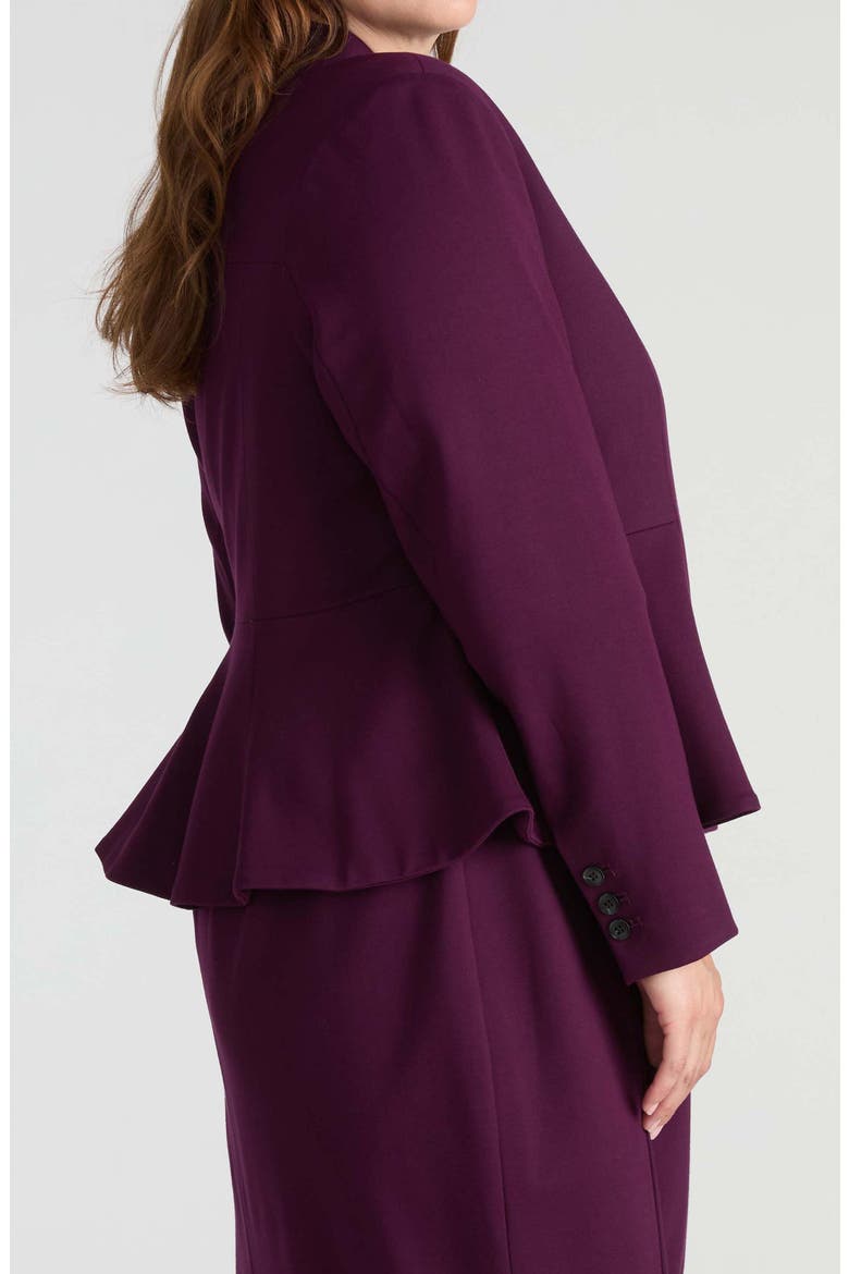 Kenton Ponte Blazer, Alternate, color, GAMAY