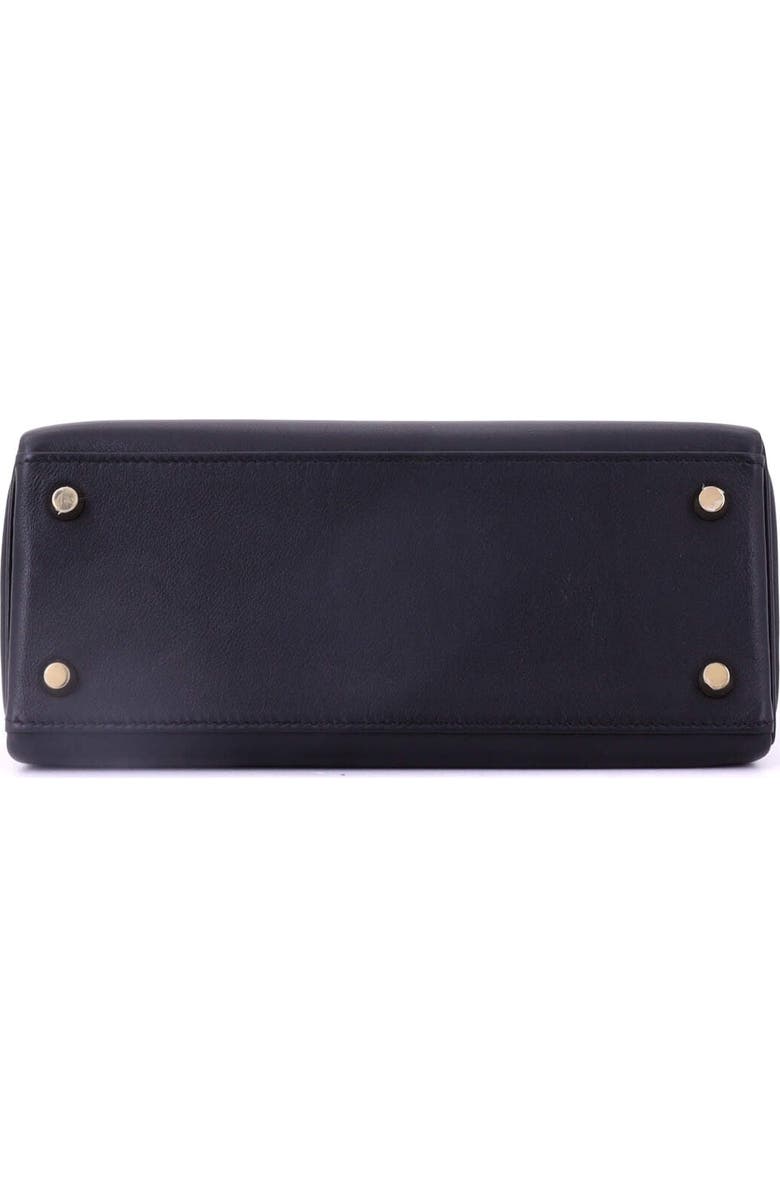 Pre-Owned Hermes Kelly Handbag Black Swift with Gold Hardware 25, Alternate, color, Noir