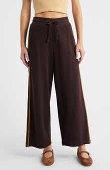 Damson Madder Piper Waffle Knit Ankle Sweatpants