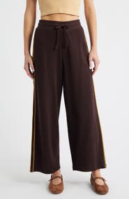 Damson Madder Piper Waffle Knit Ankle Sweatpants