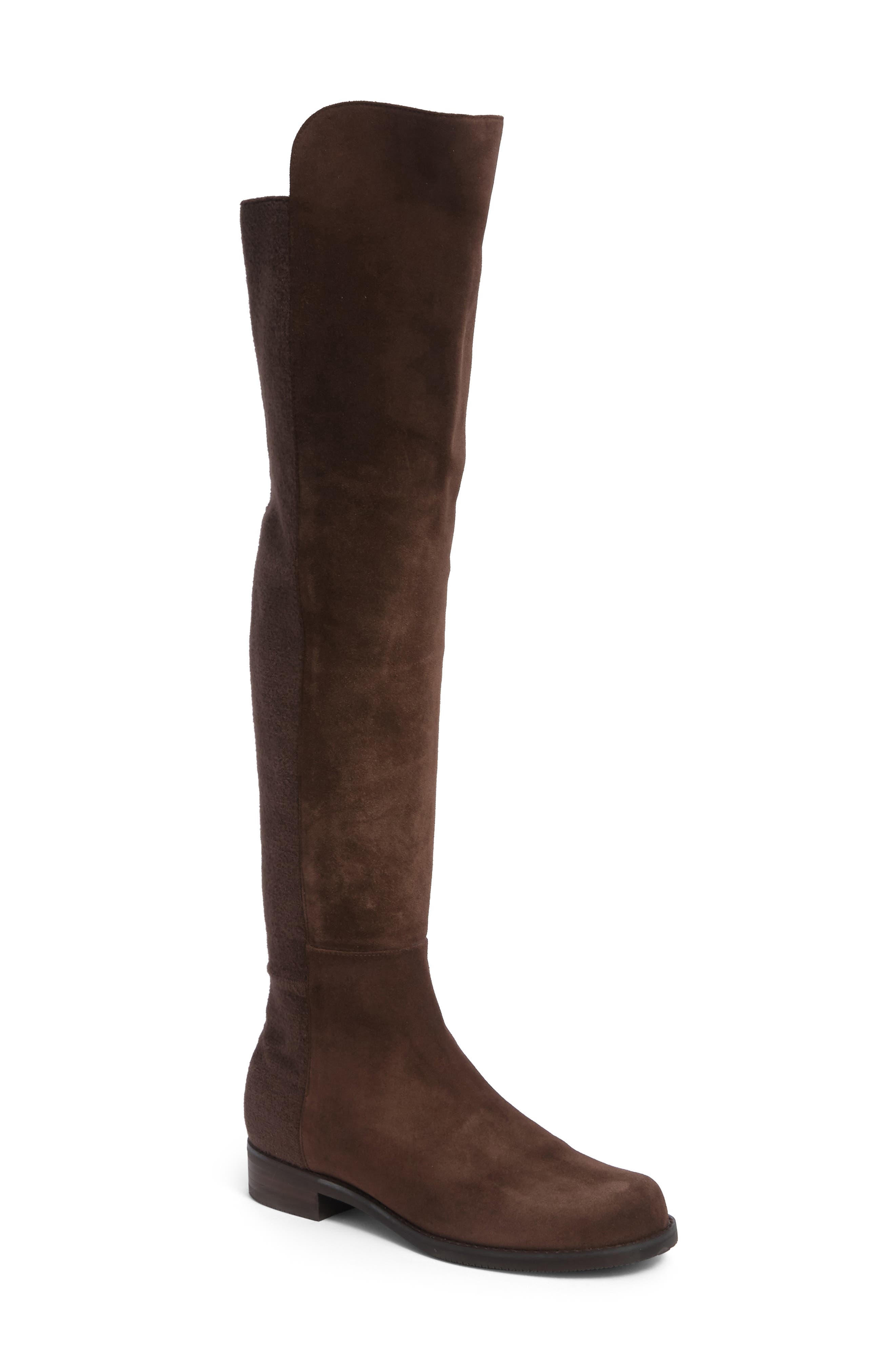 5050 Over the Knee Boot, Main, color, WALNUT