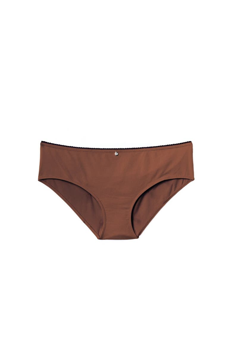 Johanna Hipster Panties, Alternate, color, Dark brown