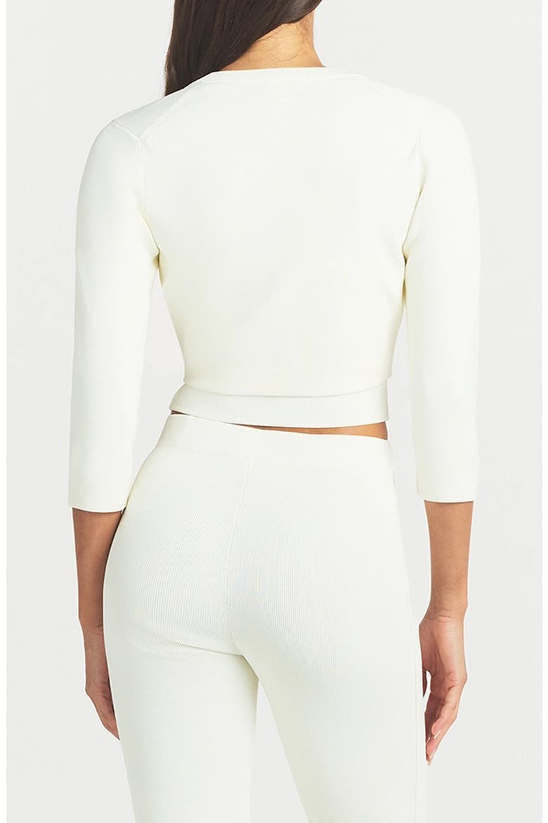 Crop Cardigan, Alternate, color, EGRET