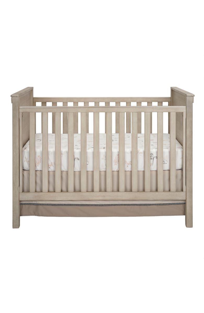 Lambs & Ivy Treetop Fox Woodland Breathable Cotton Fitted Crib/Toddler Sheet, Alternate, color, Cream