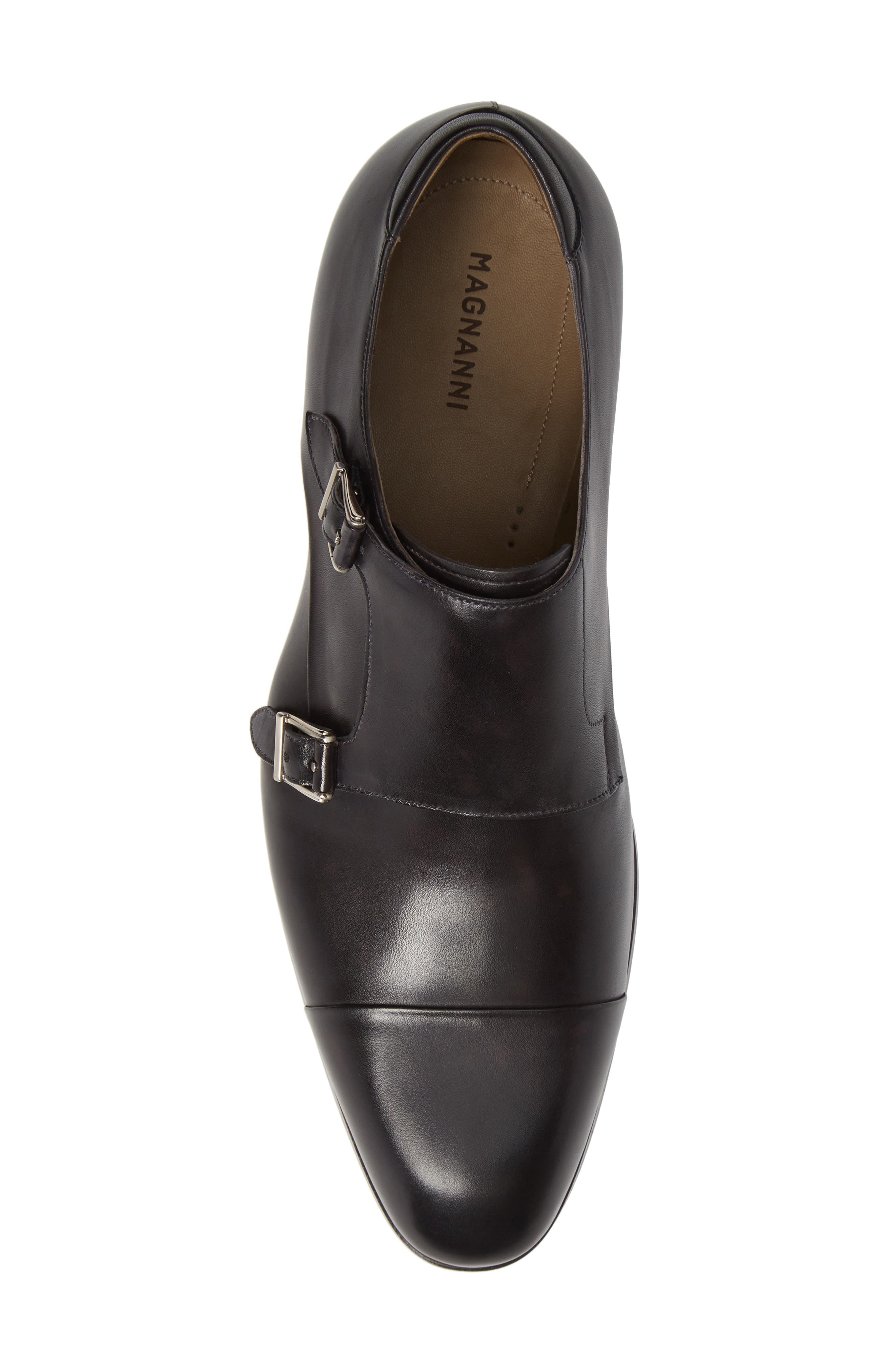 Magnanni Riva Double Monk Strap Shoe, Alternate, color, 