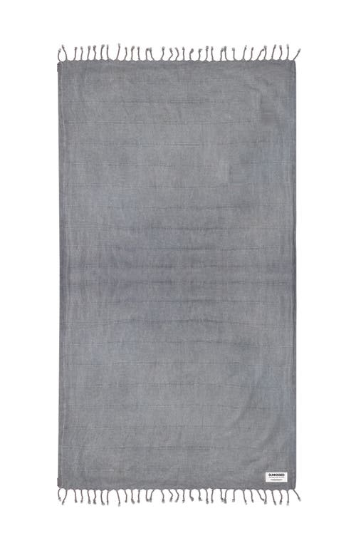 Sunkissed Sand Free Beach Towel In Ibiza Grey