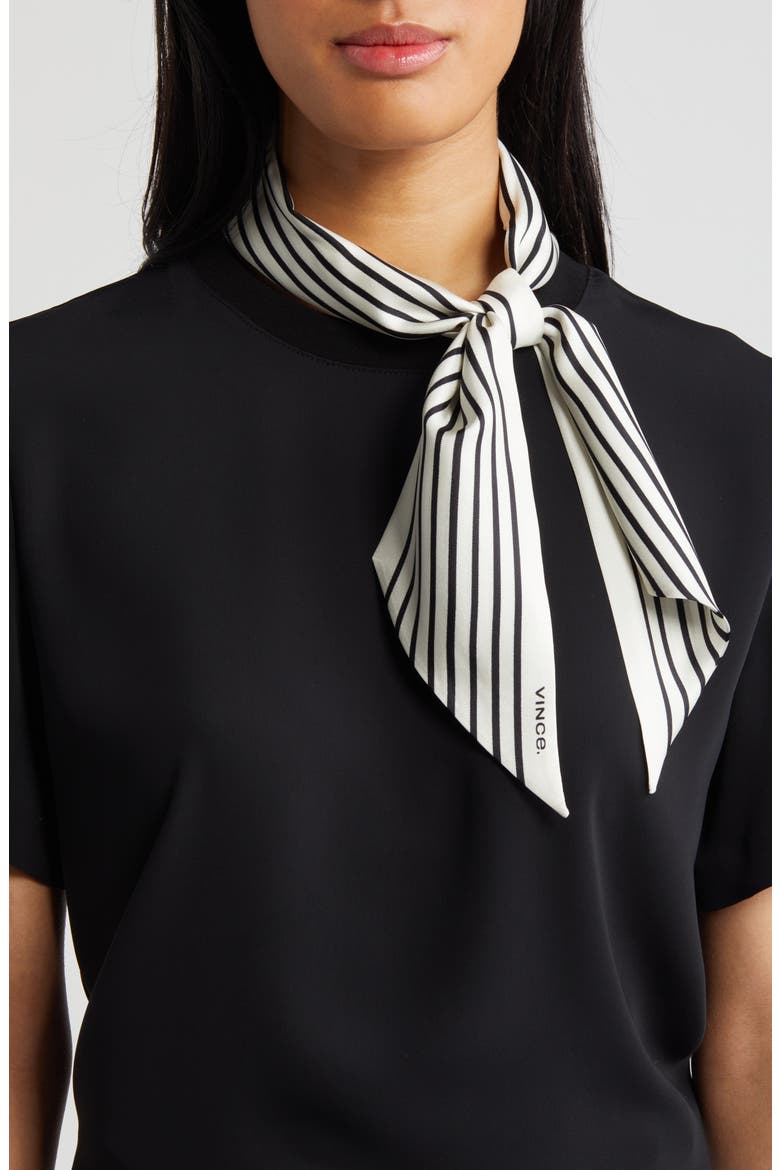 Stripe Silk Ribbon Scarf, Main, color, BELL/ DESERT WIND