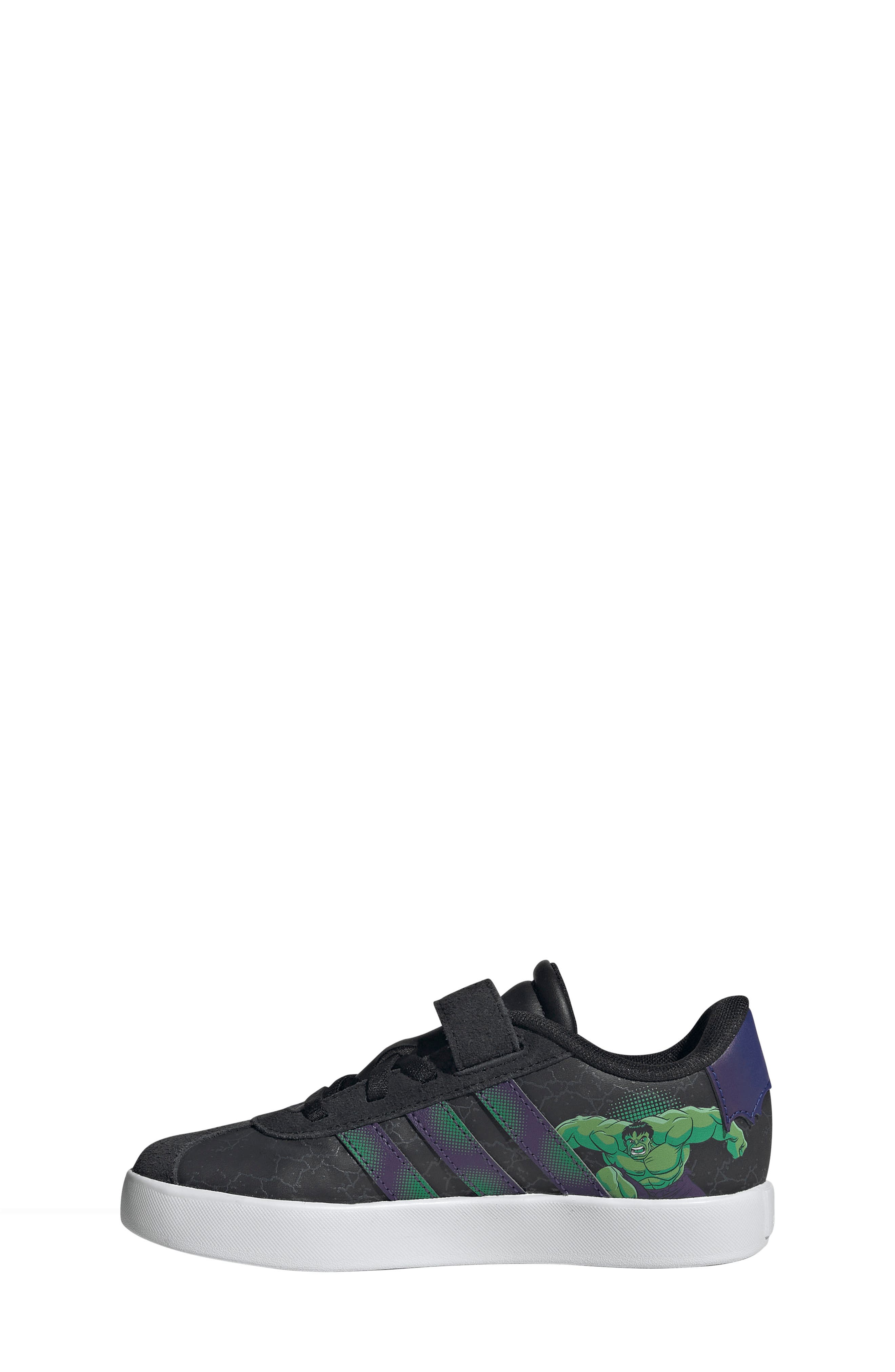 Kids' VL Court Spider-Man Sneaker, Alternate, color, BLACK/ ROYAL BLUE/ VIOLET