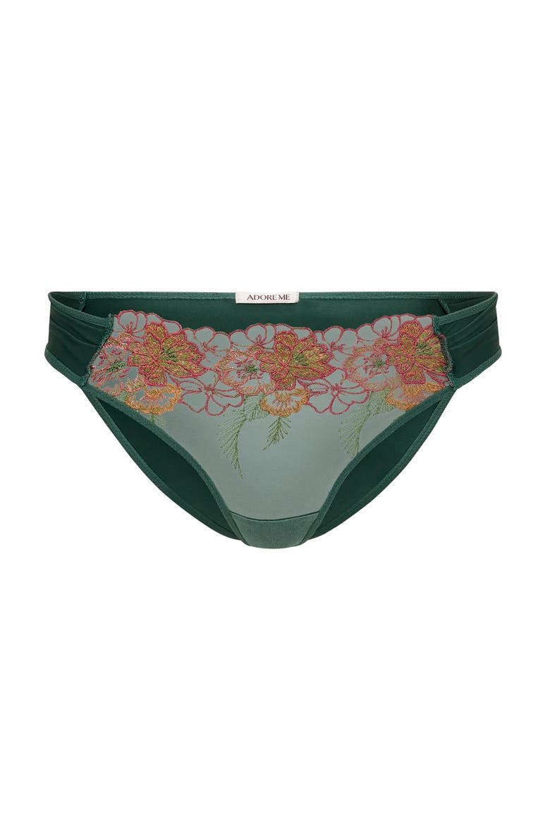 Carolyn Brazilian Panties, Alternate, color, Dark green