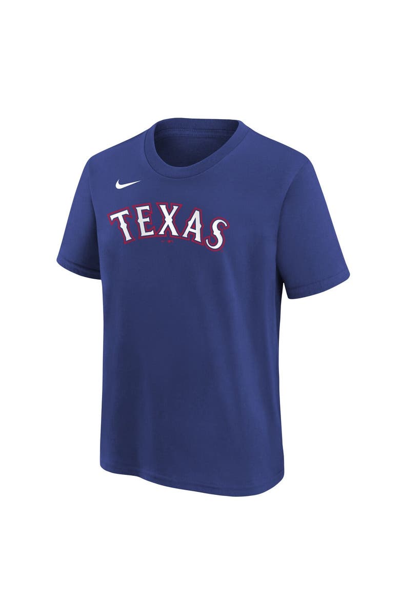 Nike Youth Nike Corey Seager Royal Texas Rangers Name & Number T-Shirt, Alternate, color, Royal