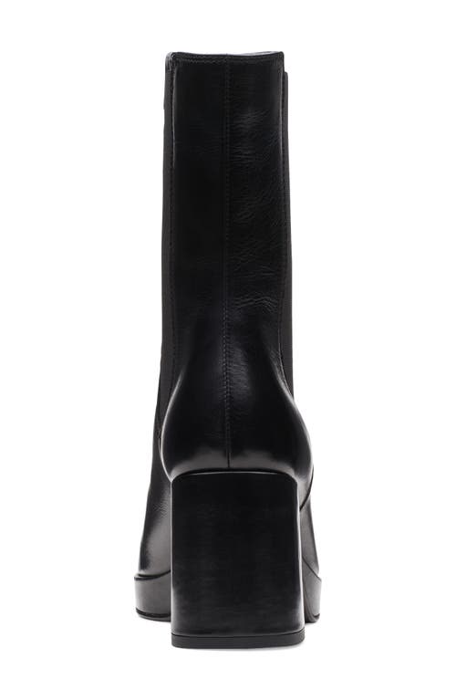 Clarks Pique Up Platform Chelsea Boot In Black