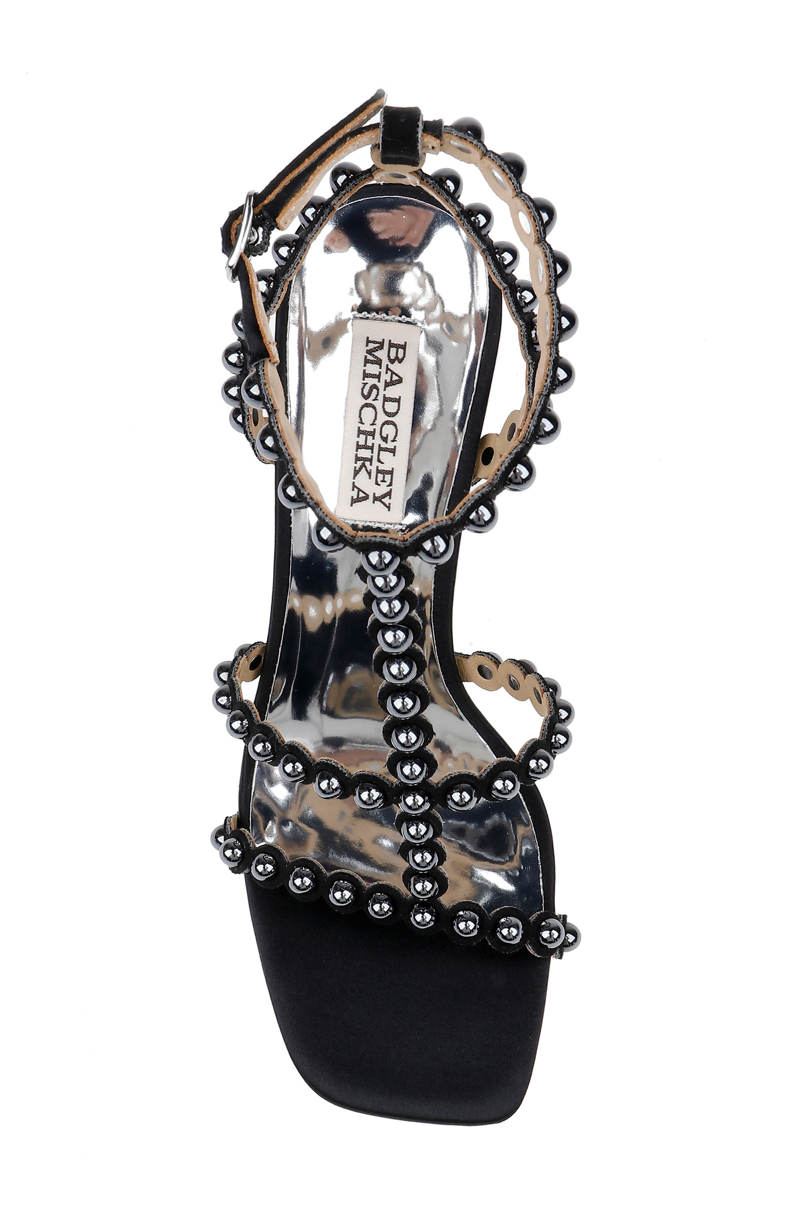 Badgley Mischka Collection Camilia Square Toe Sandal, Alternate, color, 