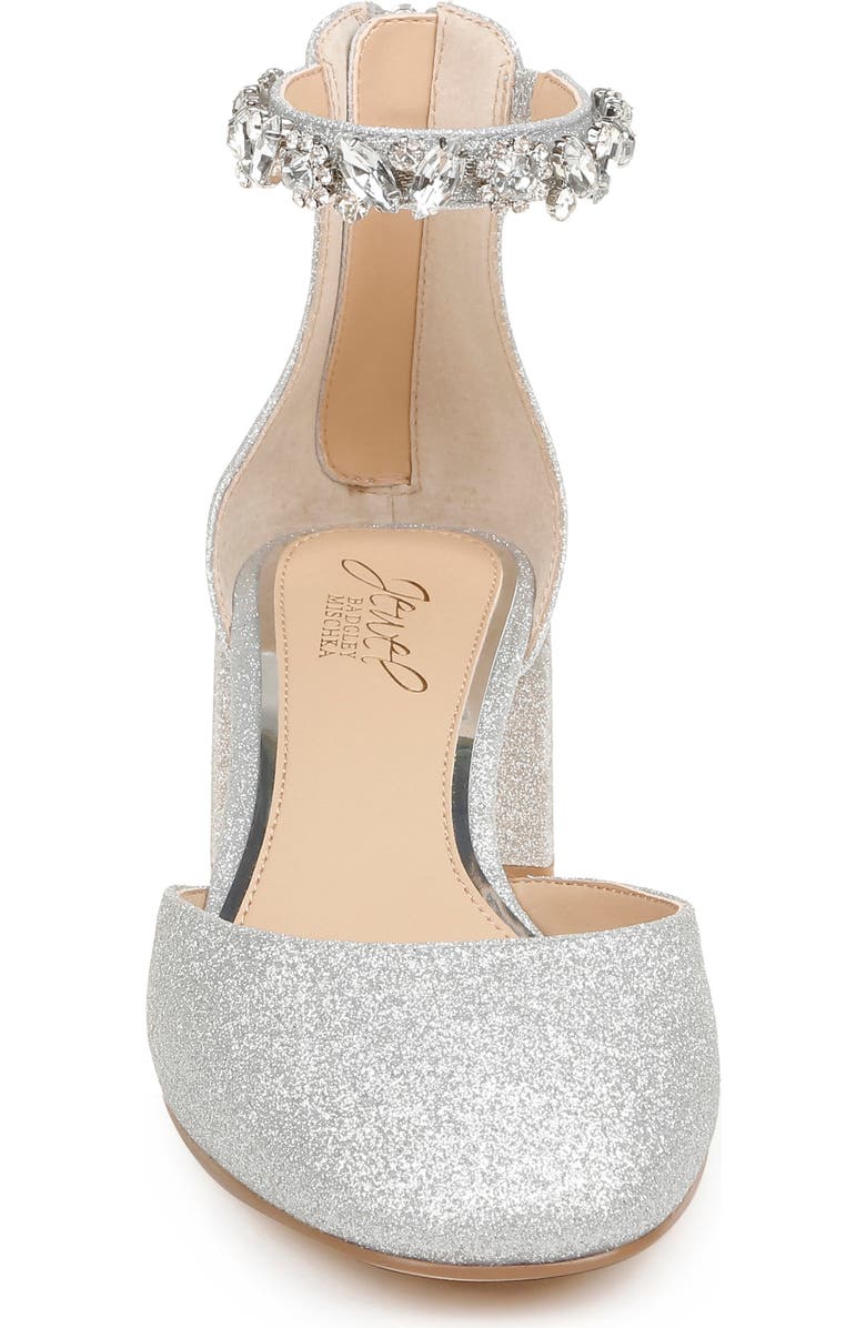 Jewel Badgley Mischka Cathleen Ankle Strap Pump, Alternate, color,