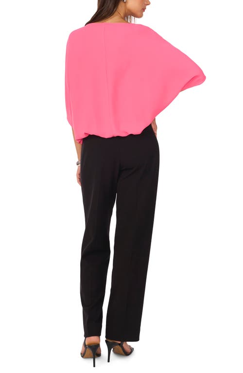 VINCE CAMUTO VINCE CAMUTO CRÉPE DE CHINE BUBBLE TOP