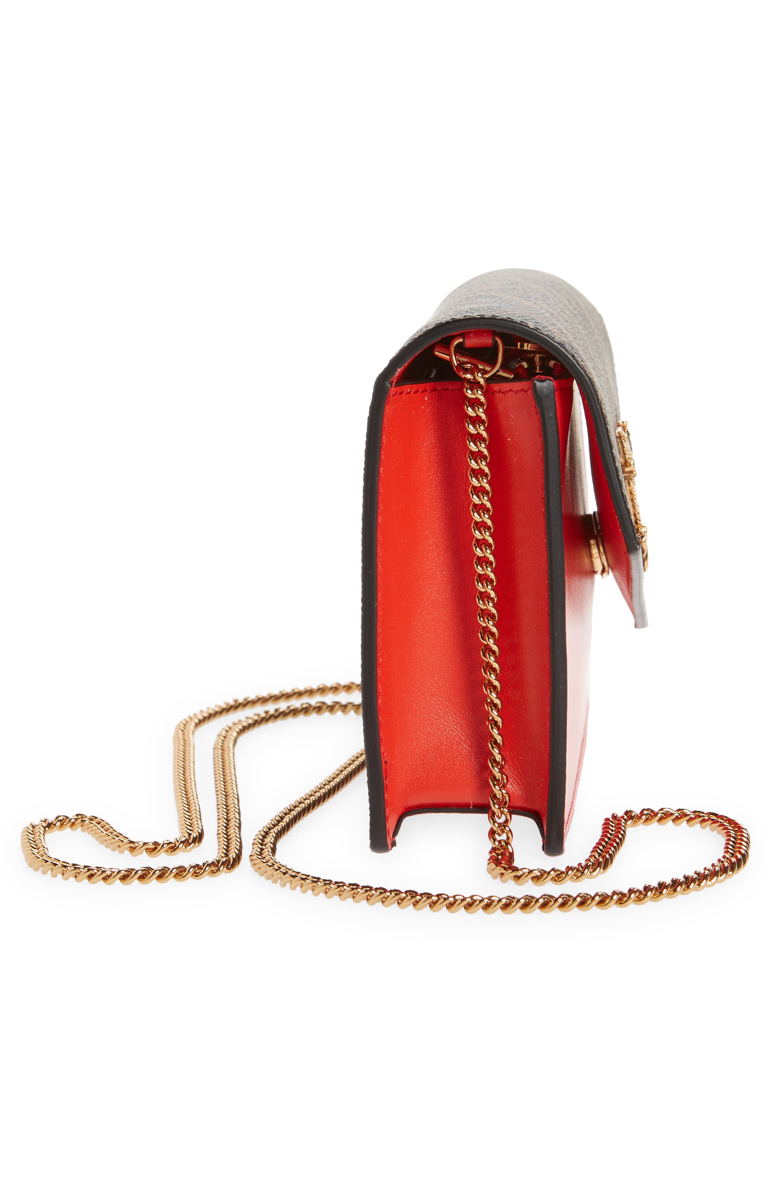 Versace Virtus Greca Signature Pouch, Alternate, color, 