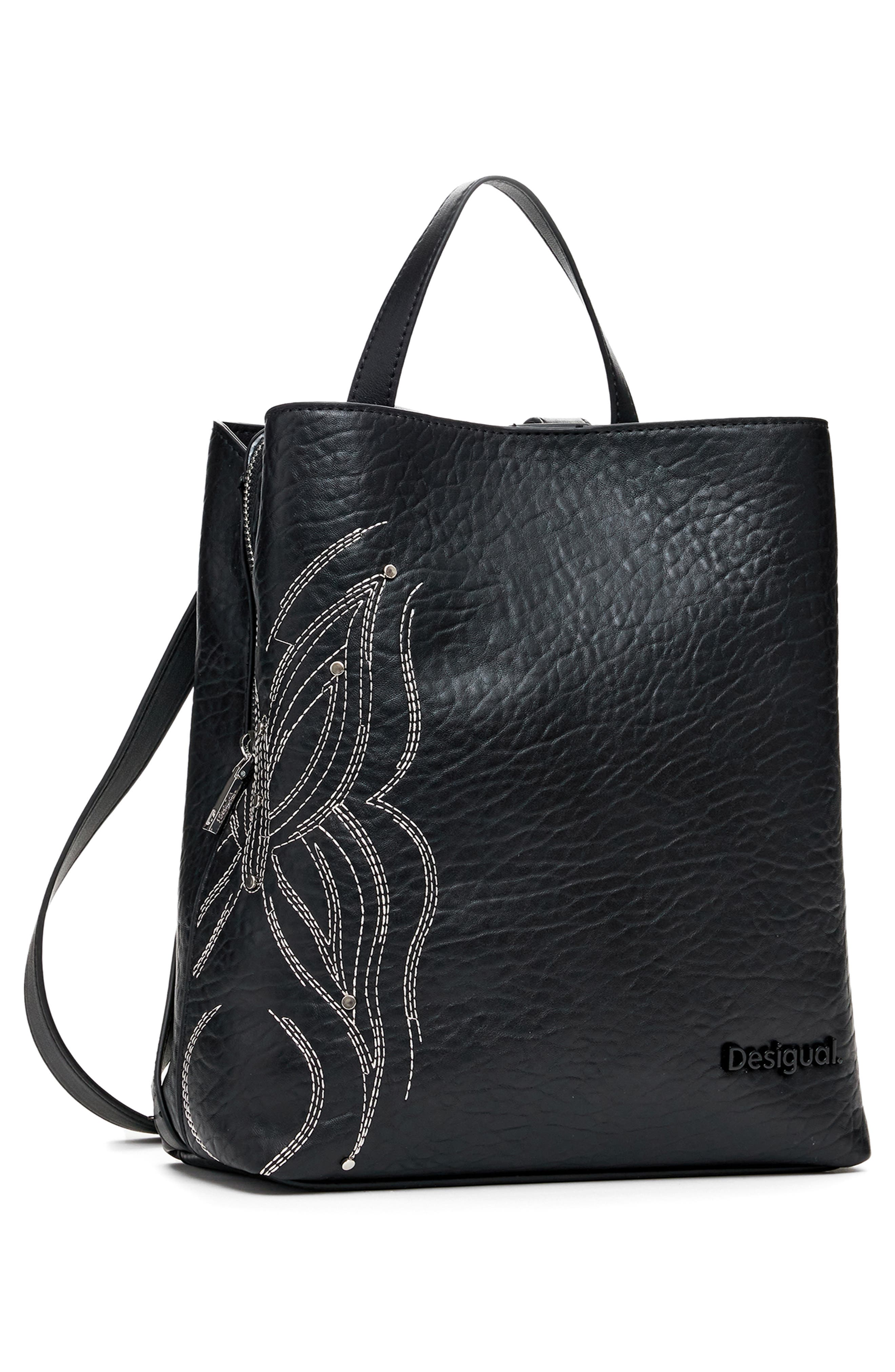 Desigual Goodall Embroidered Backpack, Alternate, color, 