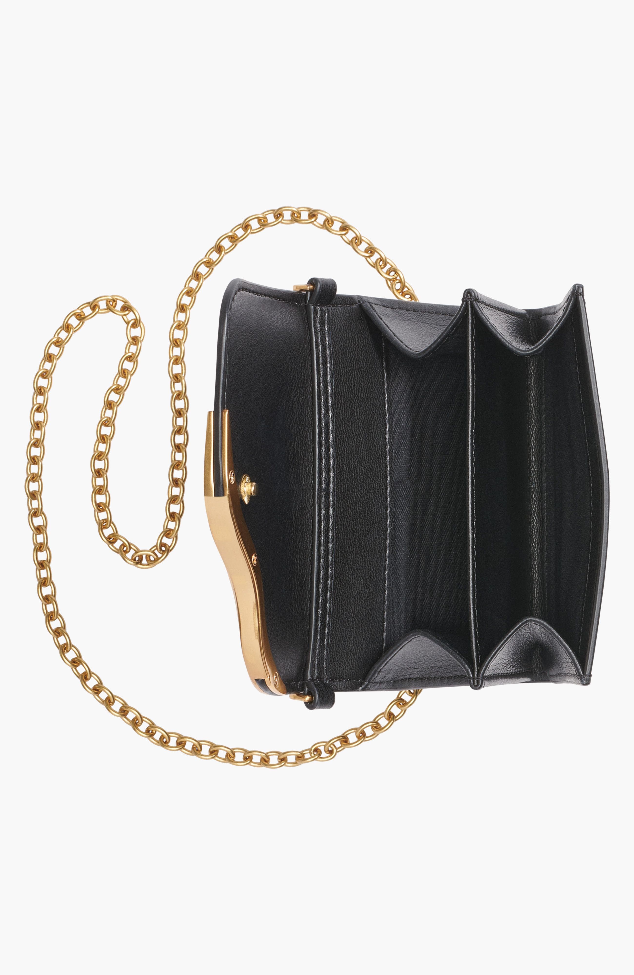 Donna Karan New York Malverne Wallet On String, Alternate, color, Black/Gold