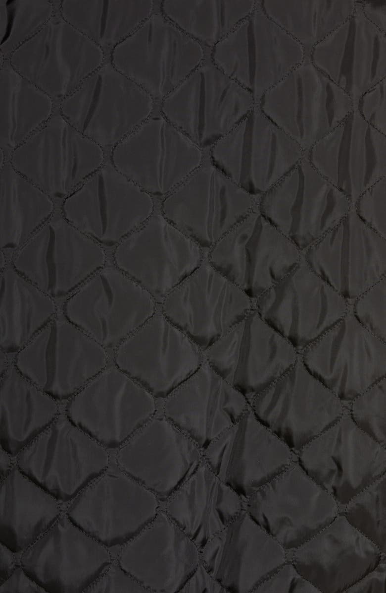 Zella Quilted Bomber Jacket, Alternate, color, 