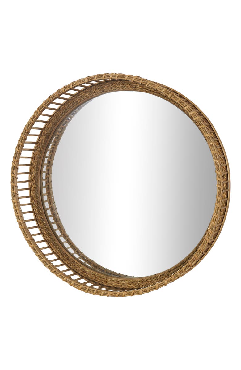 Novogratz Circle Wall Mirror, Main, color, 
