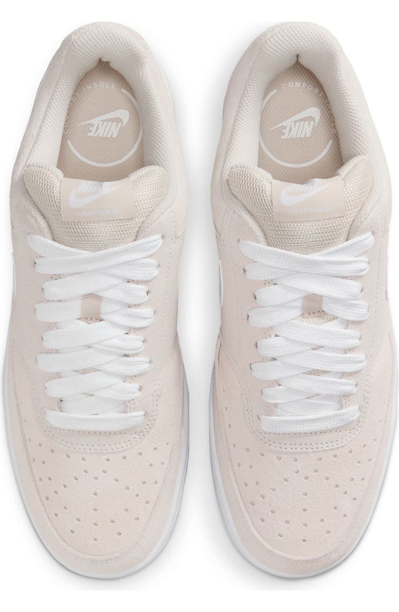 Nike Court Vision Low Sneaker, Alternate, color, White/ Gum Med Brown